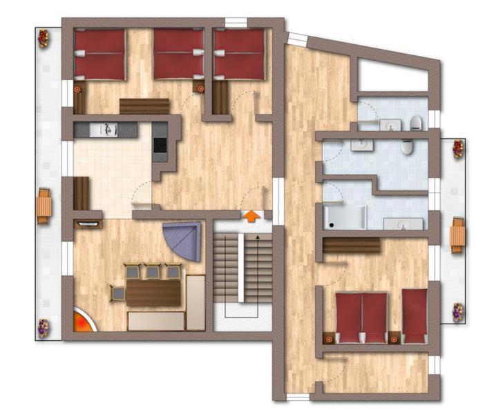 Appartement Andrea Hauser - Riedltischler Zell am Ziller Exteriér fotografie